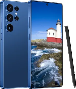 I25 Ultra 5G Unlocked Smartphone,8GB 256GB Fully Cell Phone for Android 14, 6.99" Unlocked Cell Phone, 7000mAh, 68MP 108MP Dual Camera/Dual SIM (Blue)