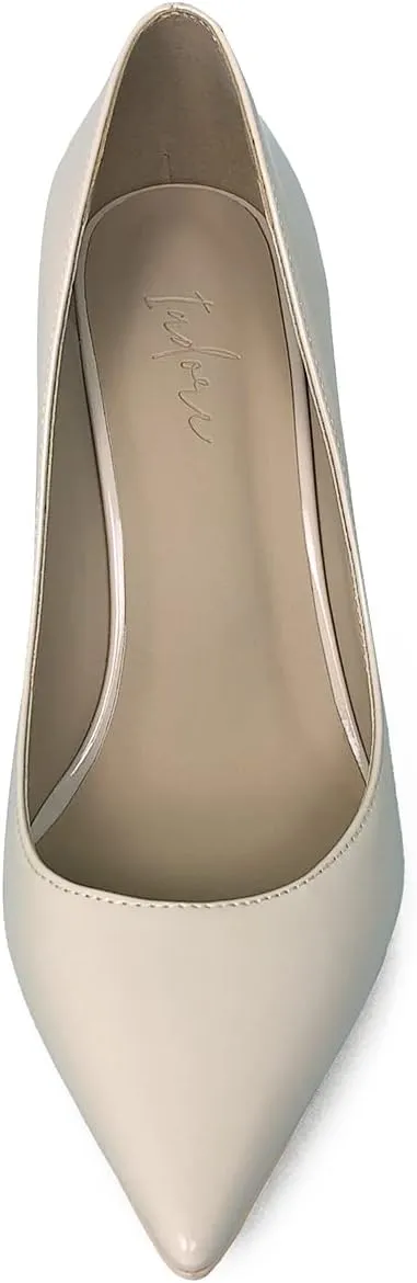 iadore Women's Pumps High Heel Shoes Sexy Pointed Toe 4 Inch/10cm Stilettos Fashion Party Evening Dress Shoes