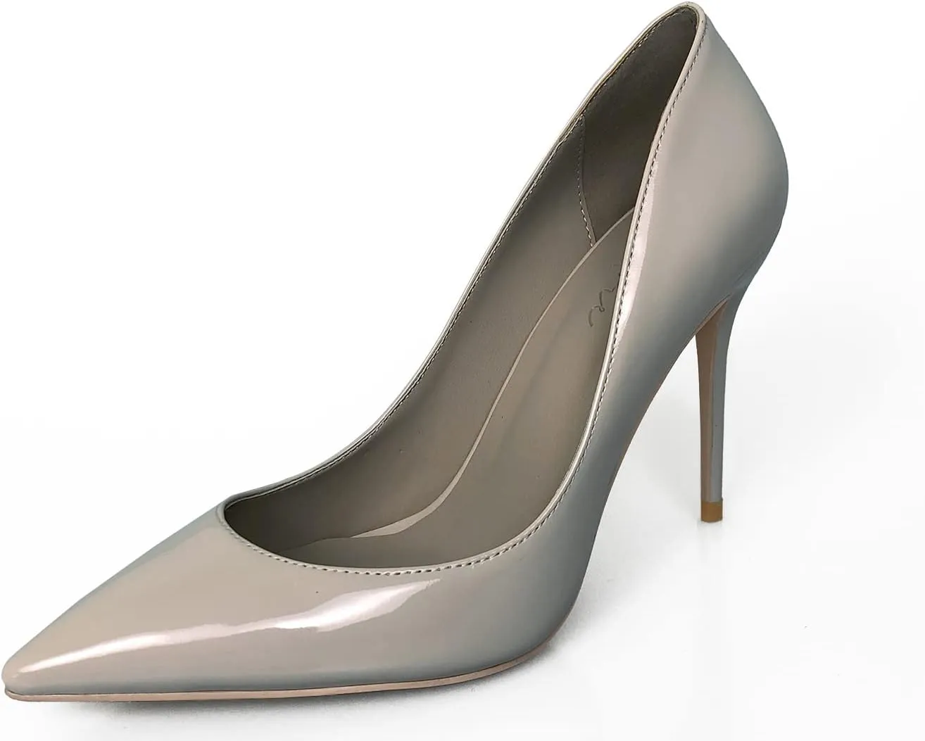iadore Women's Pumps High Heel Shoes Sexy Pointed Toe 4 Inch/10cm Stilettos Fashion Party Evening Dress Shoes
