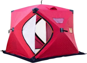 ice Fishing shelter Insulated Winter Portable Thickened Cold-Proof, Wind-Resistant and Warm Tent for 2-3 People(Color:3), Size