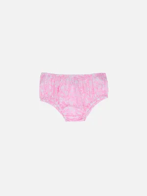 Infant bloomers Pimmy with vintage flower print