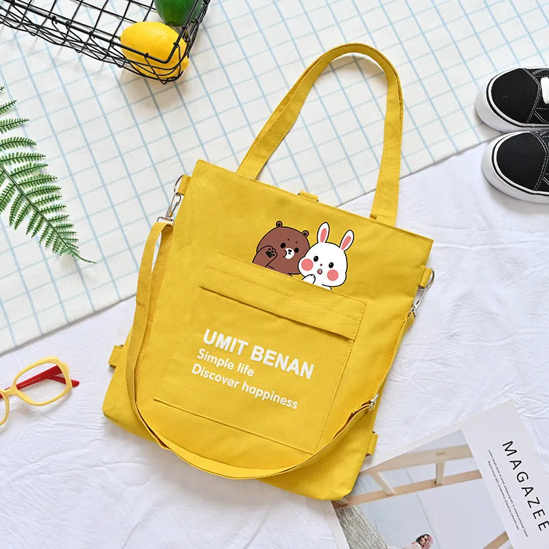 Innovative Canvas Large Capacity Class Hand Shoulder Bags