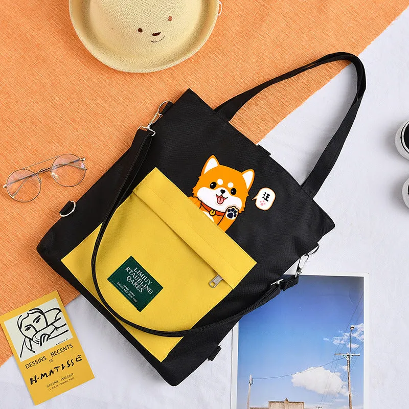 Innovative Canvas Large Capacity Class Hand Shoulder Bags
