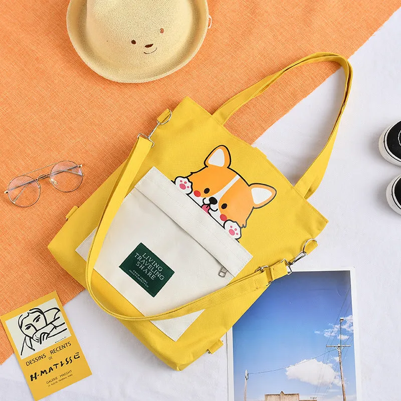 Innovative Canvas Large Capacity Class Hand Shoulder Bags