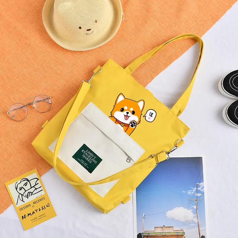 Innovative Canvas Large Capacity Class Hand Shoulder Bags