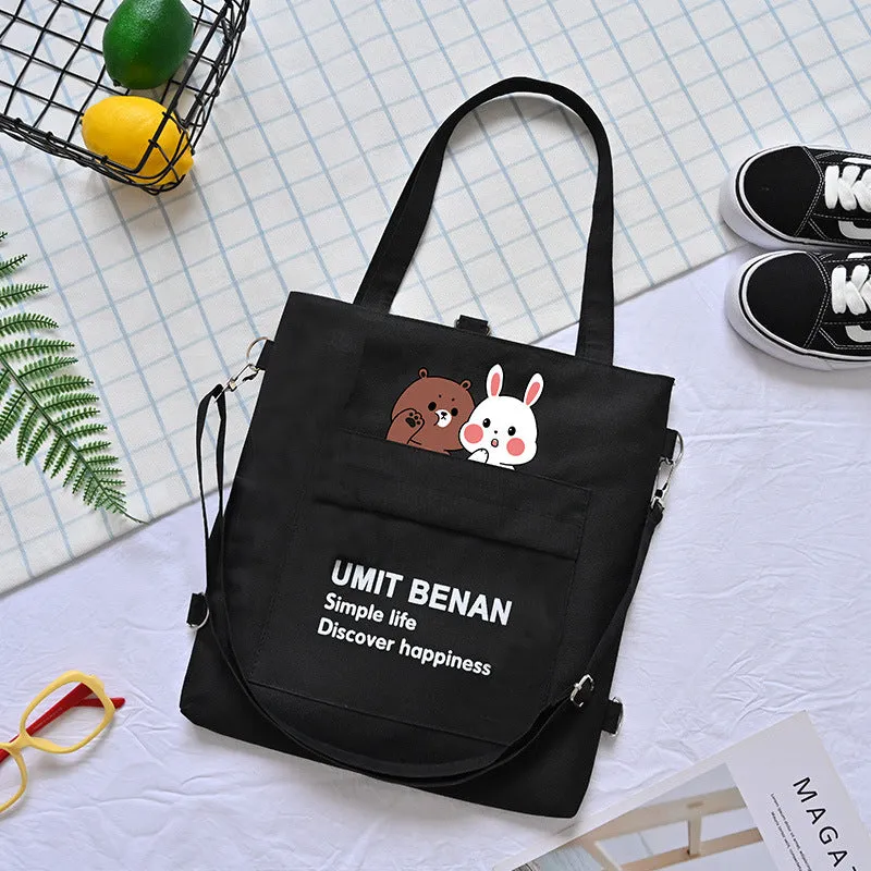 Innovative Canvas Large Capacity Class Hand Shoulder Bags