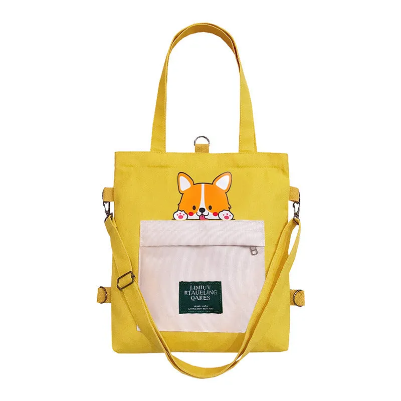 Innovative Canvas Large Capacity Class Hand Shoulder Bags