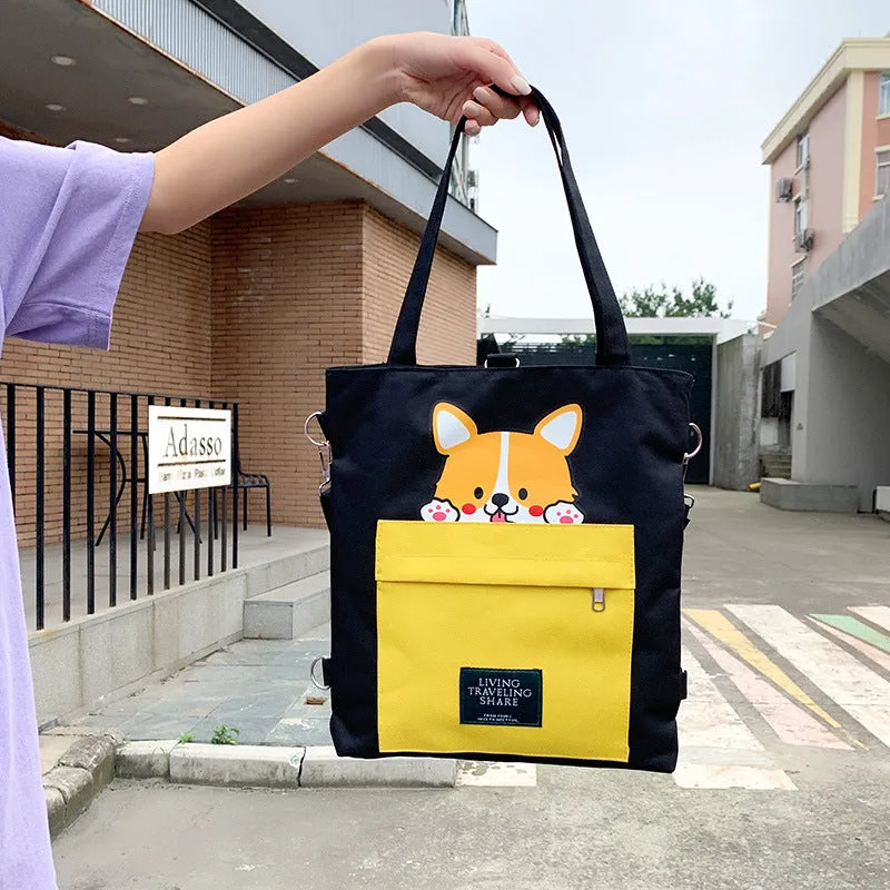 Innovative Canvas Large Capacity Class Hand Shoulder Bags