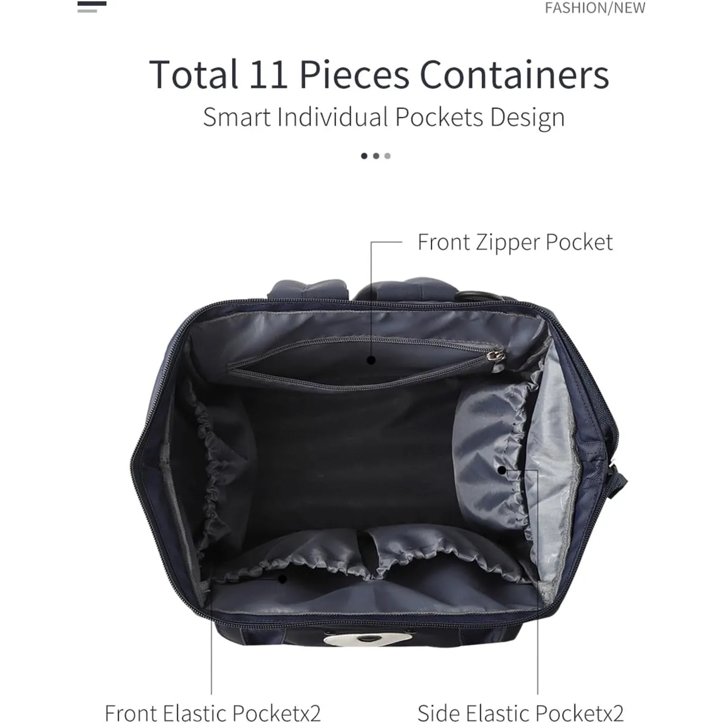 Insular Diaper Bag Backpack, Insular Multi-Function Travel Bag, Waterproof Maternity Nappy Bag Changing Bag for Mom Girls, Large Capacity Baby Bag with Stroller Straps and Changing Pad, Navy Blue Bear