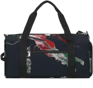 Italy Flag Vintage Italian Italia Sports Gym Bag for Men Women Travel Duffel Bag with Shoulder Strap