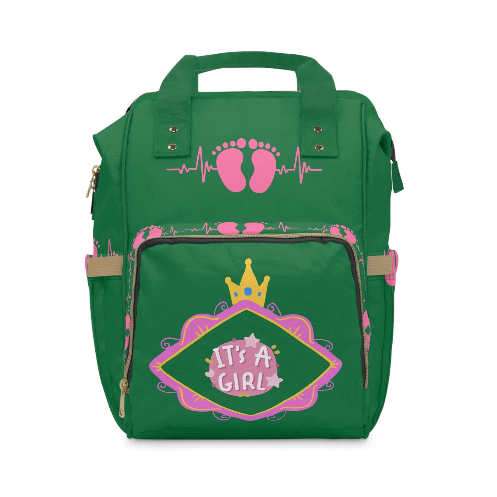 It's A Girl Multifunctional Diaper Backpack #IAG2