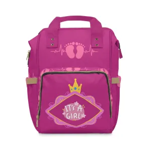 It's A Girl Multifunctional Diaper Backpack #IAG2