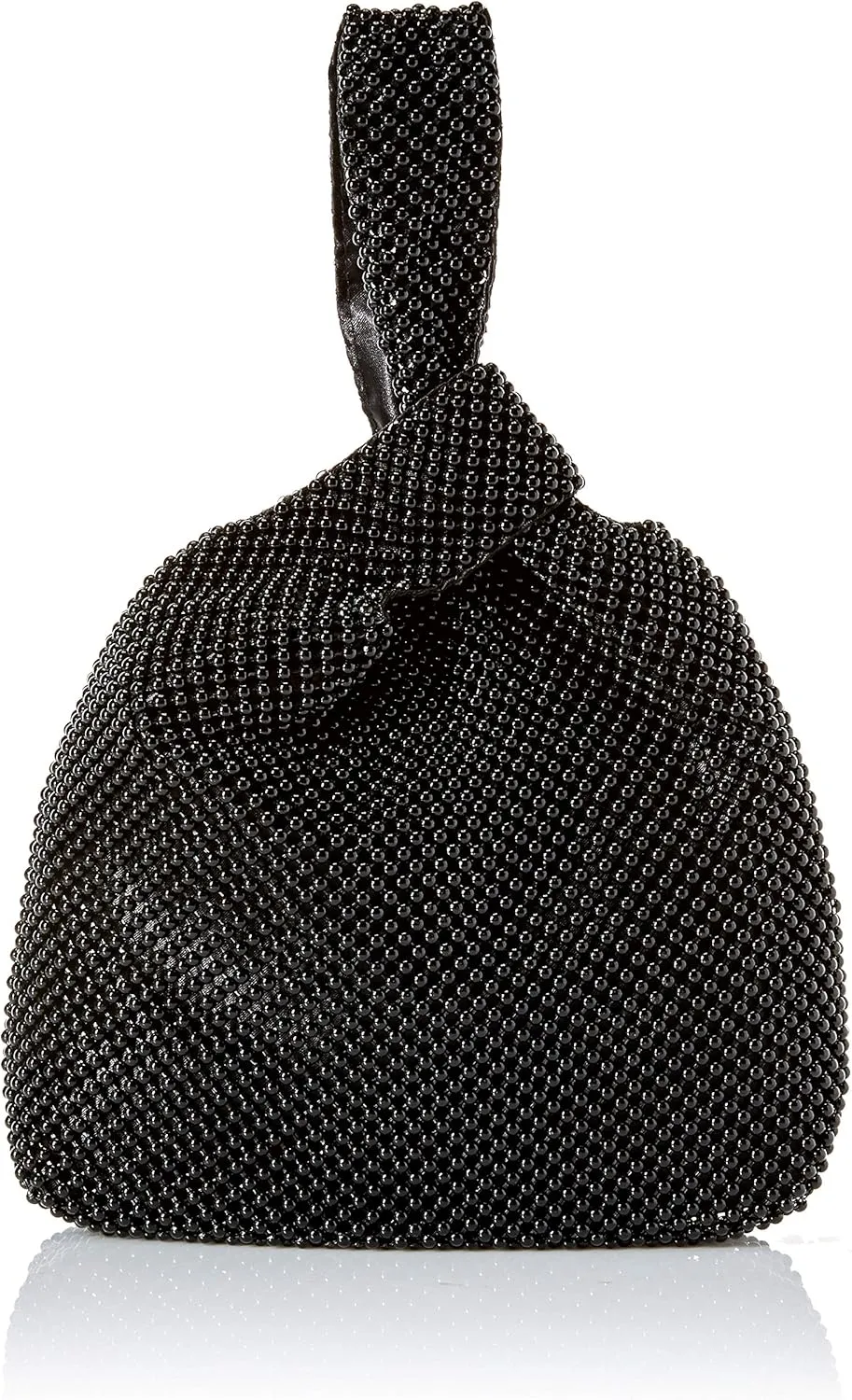 Jessica McClintock Womens Logan Mesh Pouch Evening Bag