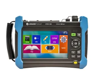 JONARD TOOLS OTDR-1500 Professional Multi-Function OTDR - Dynamic Range of 32/30, 7" Color Touch Screen, Dual Wavelength Fiber Tester, VFL, OPM Optical Power Meter, Wi-Fi, Adapters Included