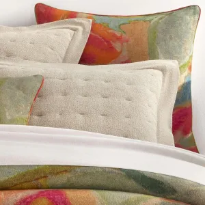 Joy Linen Sham, Dutch Euro, Multi Graphic Pattern