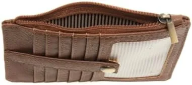 Joy Susan Women's Fashion New Penny Mini Travel Wallet - Walnut