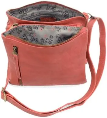 Joy Susan Womens Fashion Purse Dawn Multipocket Compact Crossbody Hand Bag