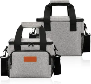 JSEIAJB Insulation Bag Ice Bag Large-Capacity Outdoor Picnic Bag Portable Shoulder Fresh-Keeping Multi-Function