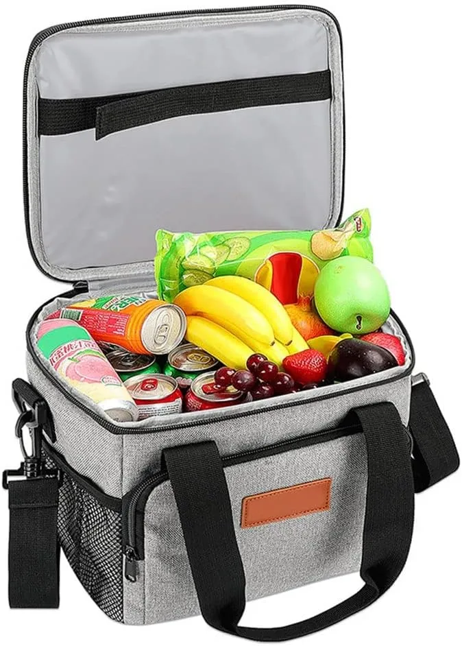 JSEIAJB Insulation Bag Ice Bag Large-Capacity Outdoor Picnic Bag Portable Shoulder Fresh-Keeping Multi-Function