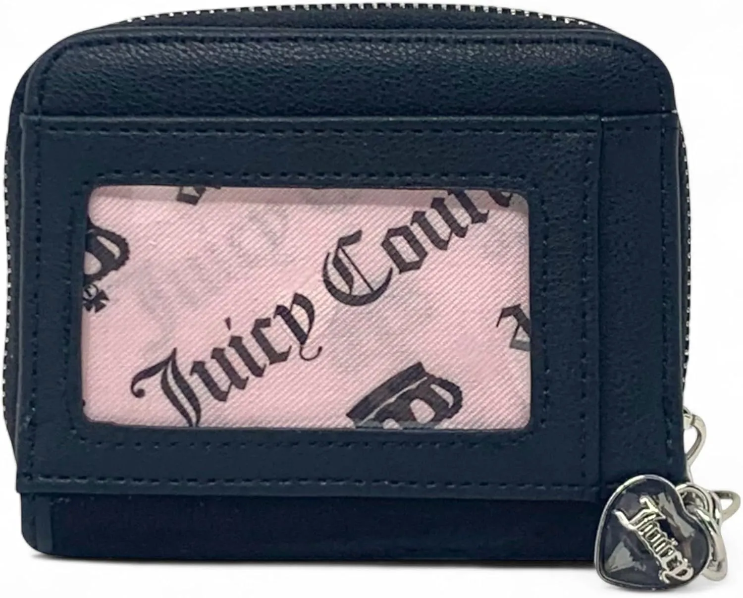 Juicy Couture Women's Square Zip Around Wallet with Wristlet Strap