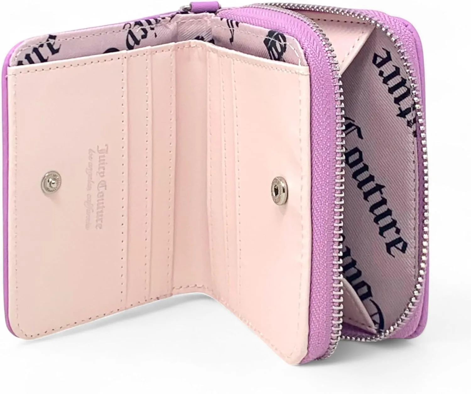 Juicy Couture Women's Square Zip Around Wallet with Wristlet Strap