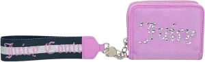 Juicy Couture Women's Square Zip Around Wallet with Wristlet Strap