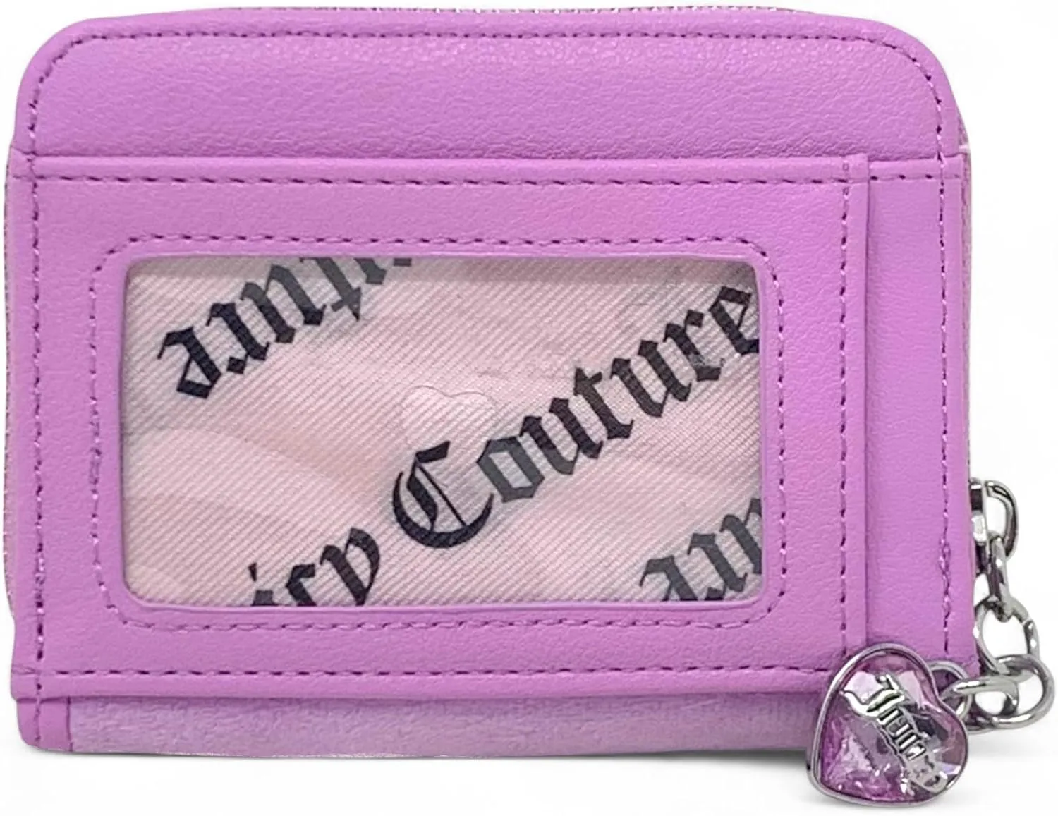 Juicy Couture Women's Square Zip Around Wallet with Wristlet Strap