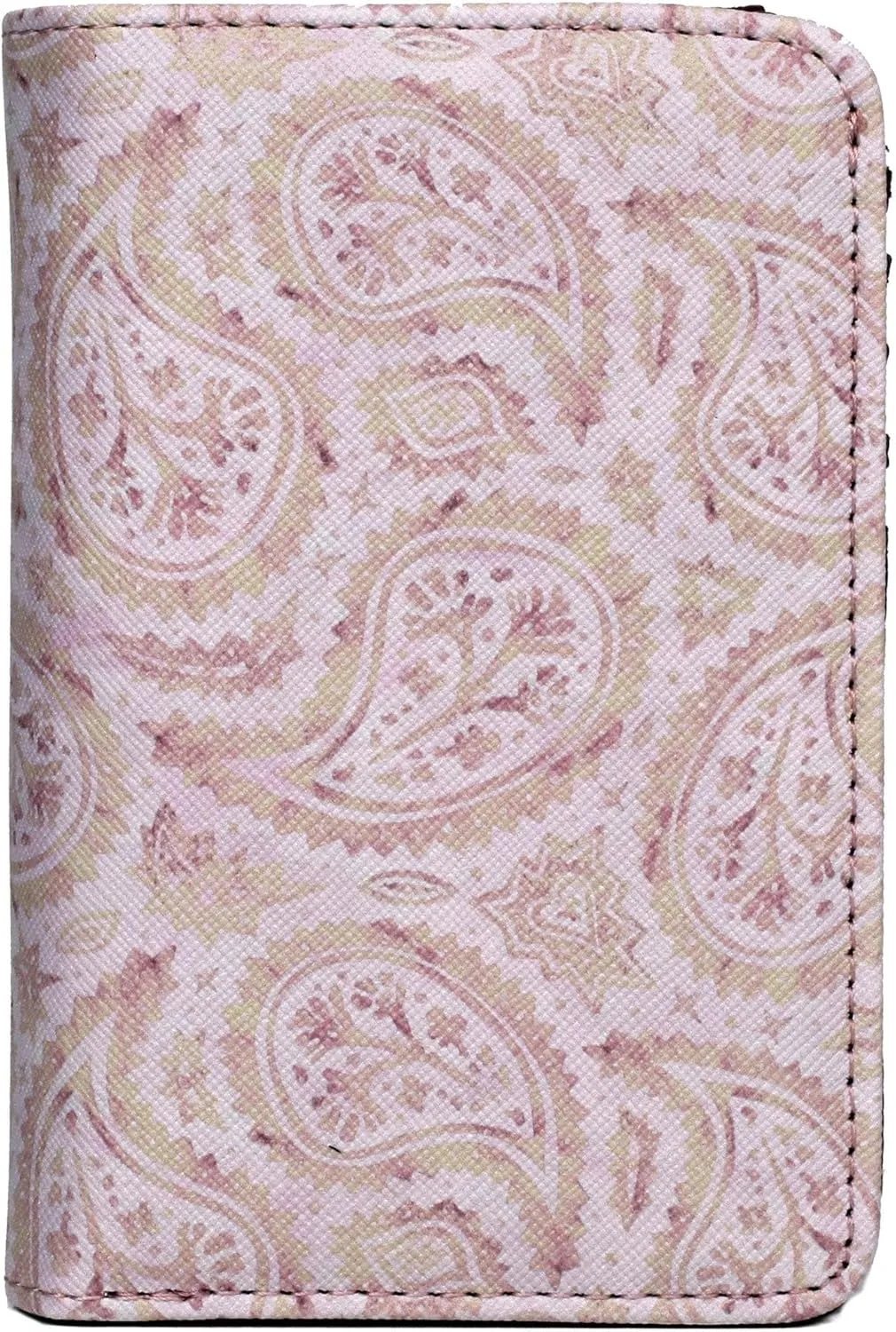 Julia Buxton Paisley Print Vegan Leather Snap Bi-fold
