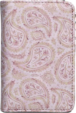 Julia Buxton Paisley Print Vegan Leather Snap Bi-fold