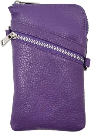 K. Carroll Accessories Carrie Crossbody Vegan Leather Crossbody Bag, Open Front Pocket, Zipper Pocket, RFID Protection