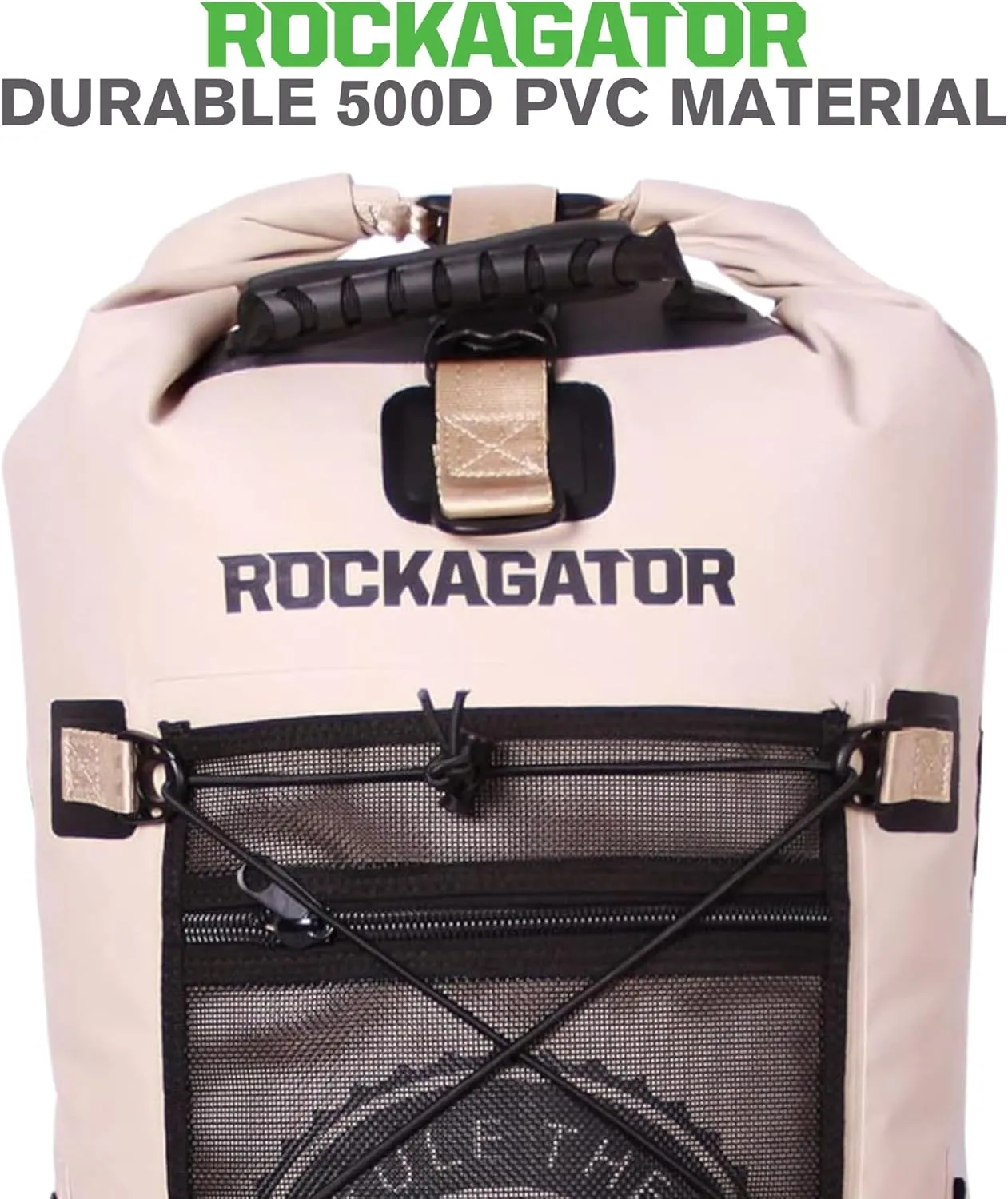 Kanarra 90L Waterproof Backpack for Camping, Hiking, Mountaineering, Backpacking, Hunting, Fishing, Canoeing, Outdoor Activities, The Wet Outdoors - Large Capacity, Roll Top Closure, Tan
