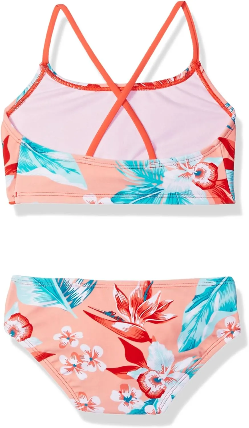 Kanu Surf Girls' Alania Flounce Bikini Beach Sport 2 Piece Swimsuit