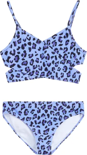 Kanu Surf Girls' Coral Reef Beach Sport Wrap Around Bikini 2-Piece Swimsuit