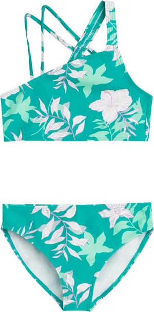 Kanu Surf Girls' Julia UPF 50 Beach Sport Angle Bikini