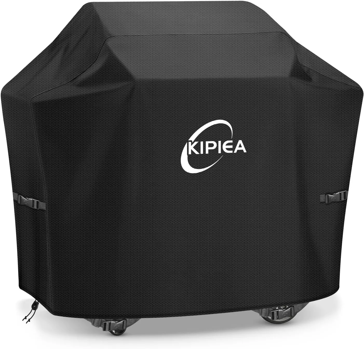 Kipiea Upgrade BBQ Grill Covers 58 inch, Heavy-Duty BBQ Covers, Universal Outdoor Grill Covers with 4 Windproof Buckles, No Tears Anti UV No Fading (58" W x 24" D x 46" H)