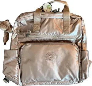 Kipling Audrie Backpack Diaper Bag Quartz Metallic (Quartz Metallic)