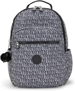Kipling Women's Seoul 15" Laptop Backpack, Durable, Roomy with Padded Shoulder Straps, Built-In Protective Sleeve
