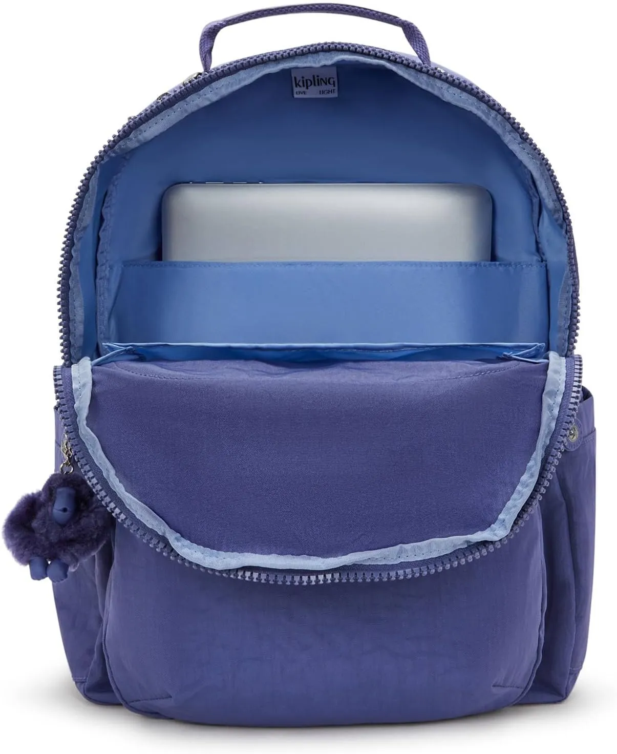 Kipling Women's Seoul 15" Laptop Backpack, Durable, Roomy with Padded Shoulder Straps, Built-In Protective Sleeve