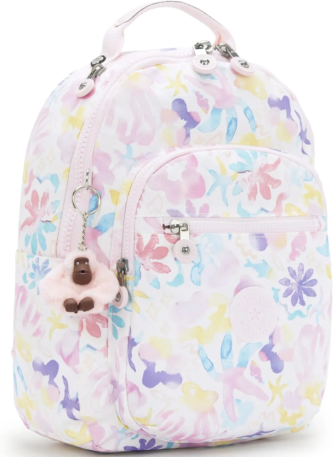 Kipling Women's Seoul Small Bts Prt Tablet Backpack, Durable, Padded Shoulder Straps with Tablet Sleeve