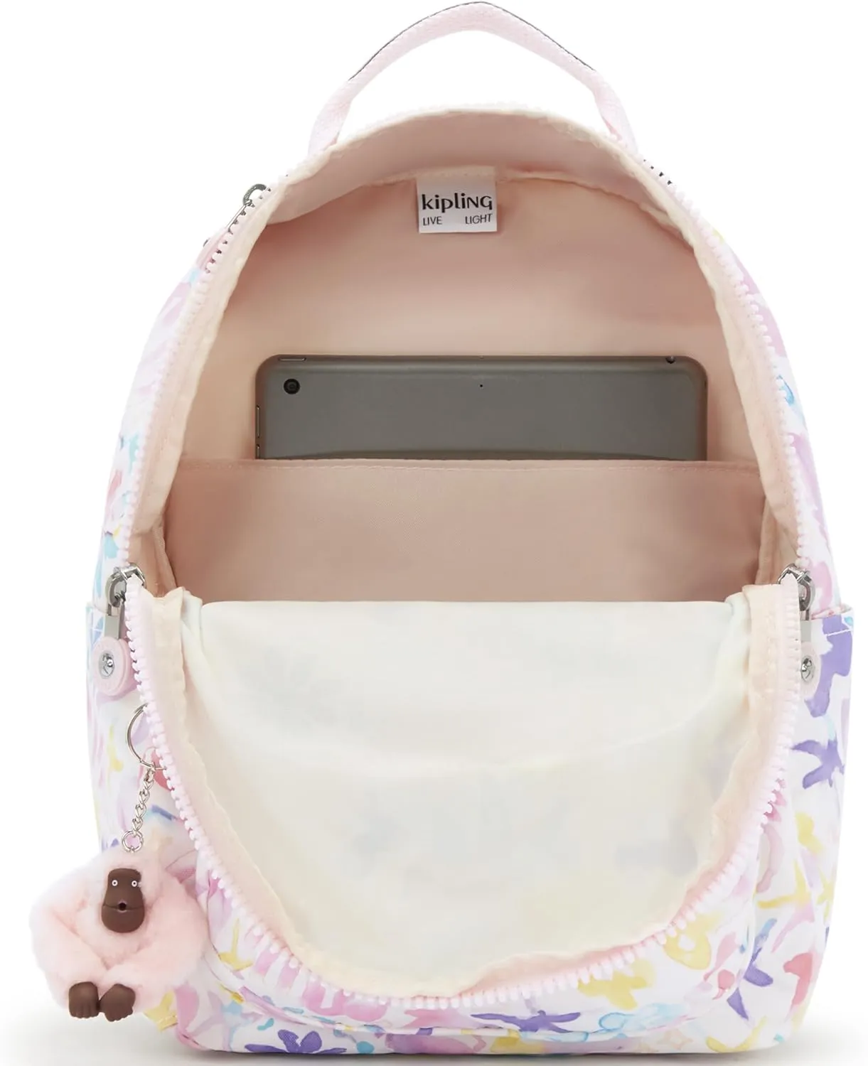 Kipling Women's Seoul Small Bts Prt Tablet Backpack, Durable, Padded Shoulder Straps with Tablet Sleeve