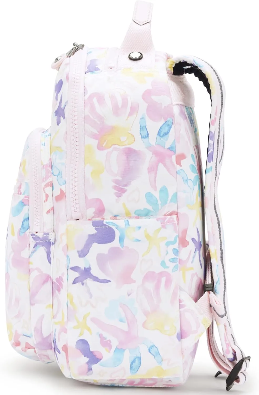 Kipling Women's Seoul Small Bts Prt Tablet Backpack, Durable, Padded Shoulder Straps with Tablet Sleeve