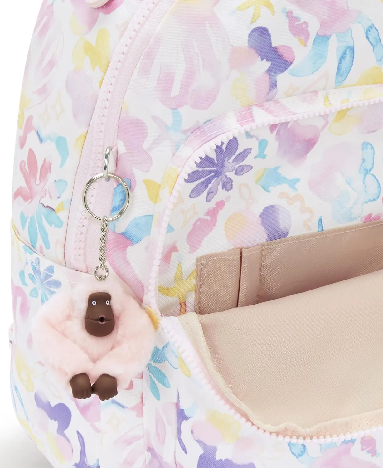 Kipling Women's Seoul Small Bts Prt Tablet Backpack, Durable, Padded Shoulder Straps with Tablet Sleeve