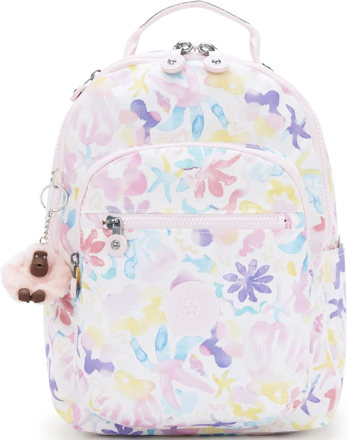 Kipling Women's Seoul Small Bts Prt Tablet Backpack, Durable, Padded Shoulder Straps with Tablet Sleeve
