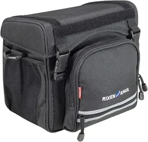 KLICKfix Unisex – Erwachsene klick Fix Allrounder Lenkertasche, Schwarz, one Size