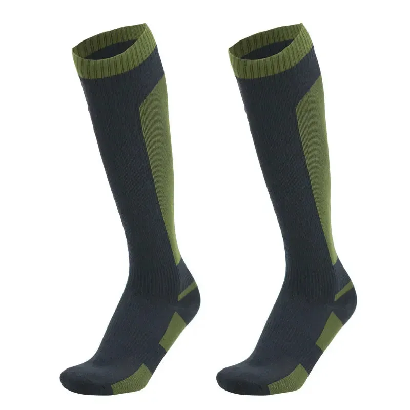 Knee High Waterproof Socks for Fishing, Hiking, Skiing & Outdoor Sports