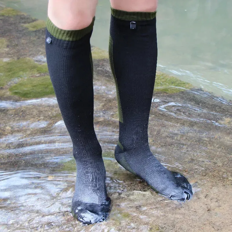 Knee High Waterproof Socks for Fishing, Hiking, Skiing & Outdoor Sports
