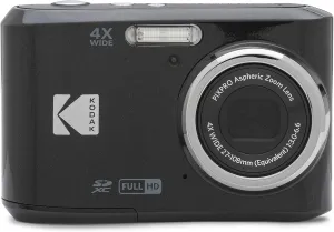 KODAK PIXPRO Friendly Zoom FZ45-BK 16MP Digital Camera with 4X Optical Zoom 27mm Wide Angle and 2.7" LCD Screen (Black)