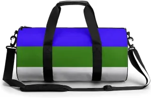 Komi Republic Flag Duffel Bag Dry Wet Separation for Boys Girls Travel Gym Overnight