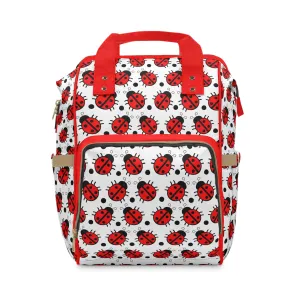 Ladybug Diaper Backpack - Adorable & Practical Baby Bag with Ladybug Patterns