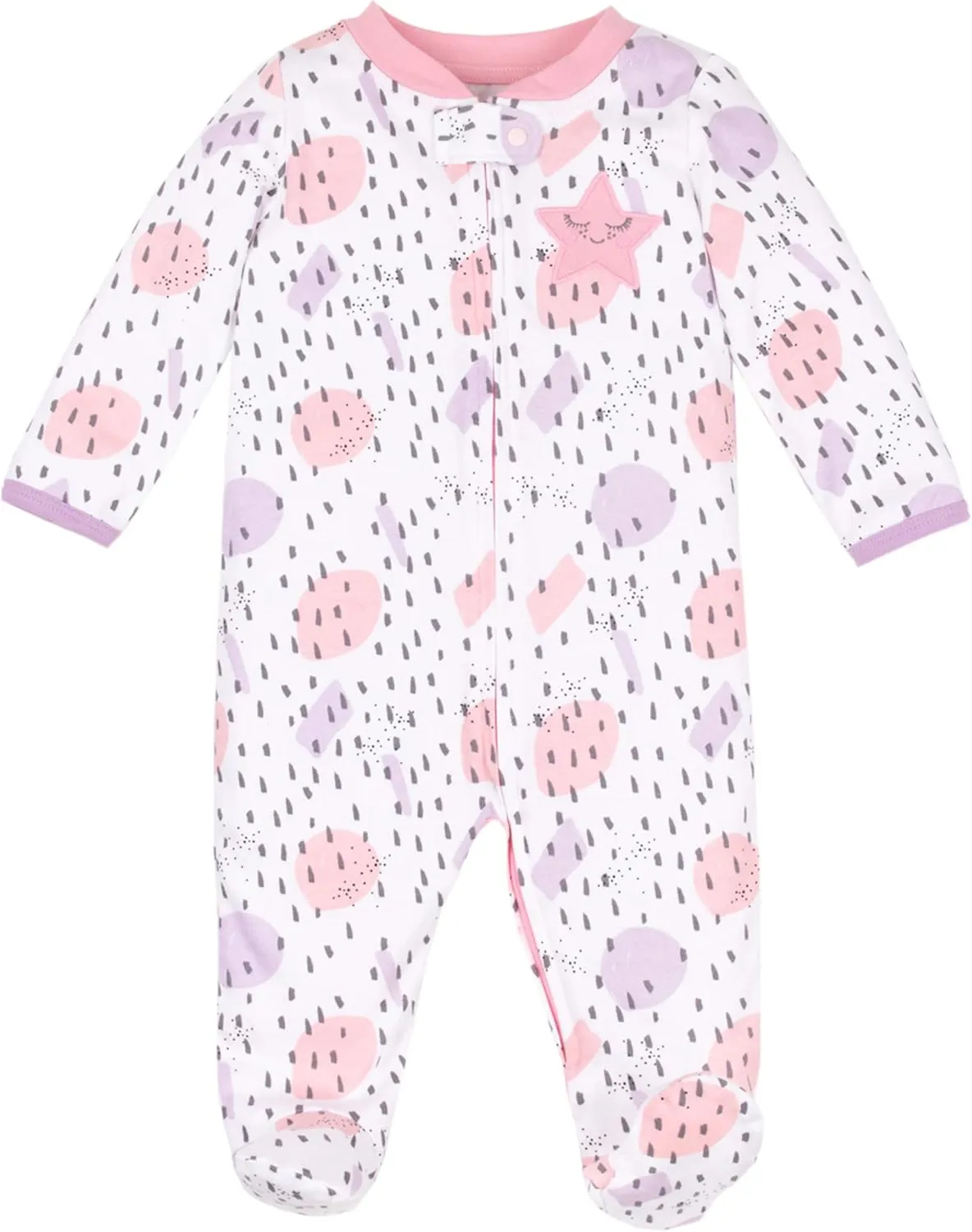 Lamaze Baby Girls' Sleep N Play, Footed Sleepwear, 1 Pack